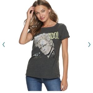 Womens Rock & Republic Grey 2XL Graphic Tee